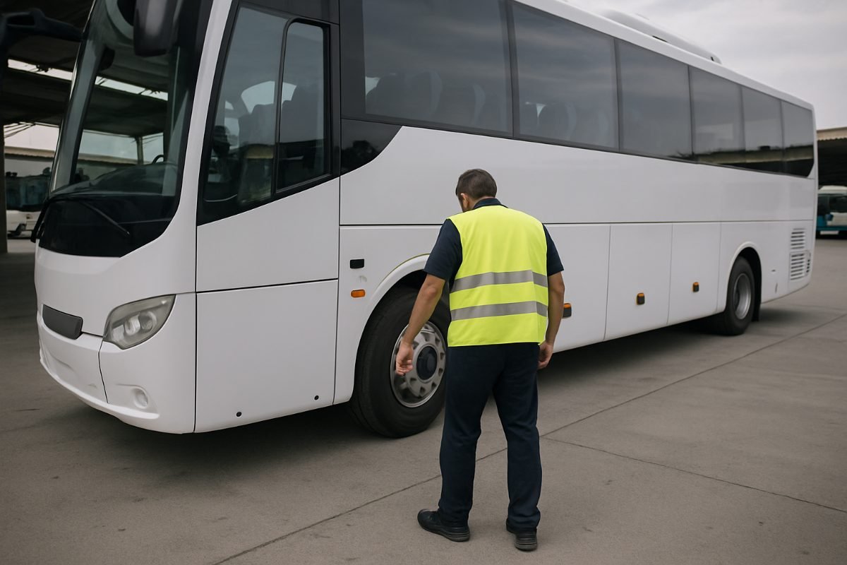 ¿Qué se debe hacer antes de iniciar un viaje en autobús?